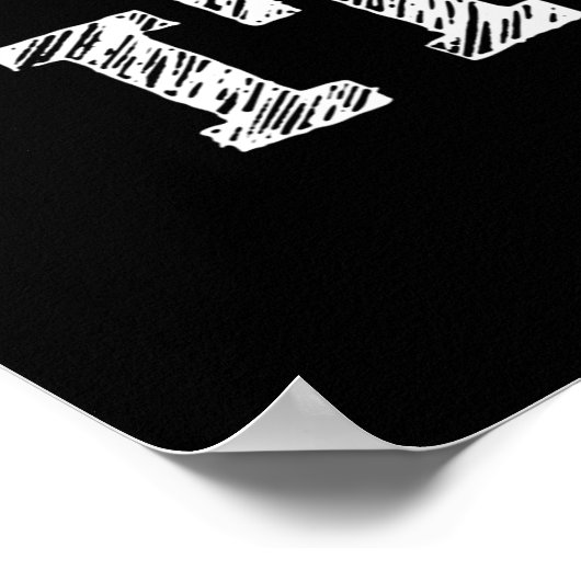 はさみを切り取る ポスター (角)