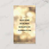 はさみアイコン |金ゴールドボケ 名刺 (裏面)