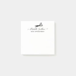 はさみエレガント美容師次アポイントメント ポストイット