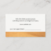 はさみコームのロゴ |パンチカード ロイヤリティカード (裏面)