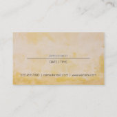 はさみコームのロゴ | 美容師アプト 予約カード (裏面)