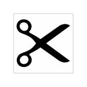 はさみゴム印 ラバースタンプ (インプリント)