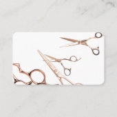 はさみモダン美容師ポリニャック 名刺 (正面)