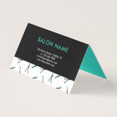 はさみ及び櫛のヘアーサロンのギフト券 (裏面)