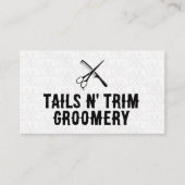 はさみ櫛 | ペットグルーミングサービス 名刺 (正面)