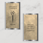 はさみ水彩名刺 名刺 (正面/裏面)