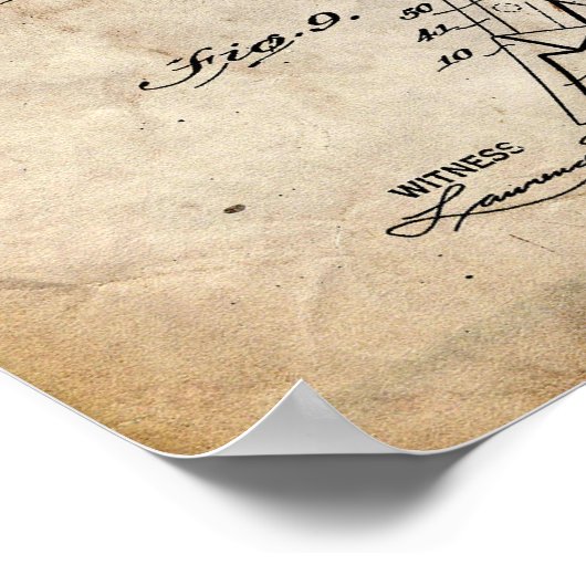 はさみ特許 ポスター (角)