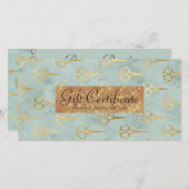 はさみ美容師ヴィンテージ贈与証書 (正面/裏面)