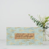 はさみ美容師ヴィンテージ贈与証書 (スタンド正面)