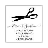 はさみ美容師美容師プロフェッショナル ラバースタンプ (インプリント)