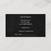 はさみ美容師 | ヘアサロン美しい 予約カード (裏面)