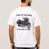 はさみ金対デラックスな世界 Tシャツ (裏面)