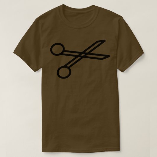 はさみ8 Tシャツ (デザイン正面)