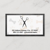 はさみ | ドギー | QRコード 名刺 (裏面)