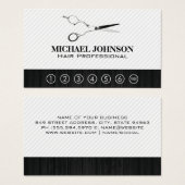 はさみ |パンチカード (正面&裏面)