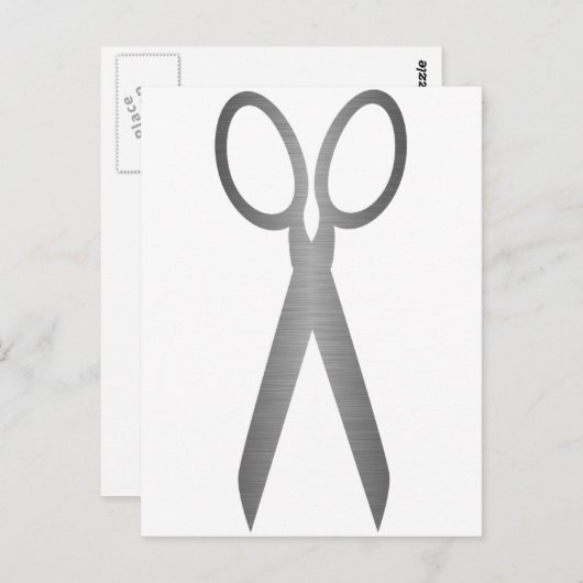 はさみ ポストカード (正面/裏面)