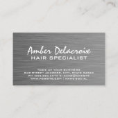 はさみ |メタルテクスチャ 名刺 (裏面)