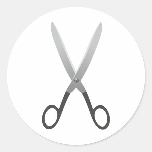 はさみ ラウンドシール (正面)