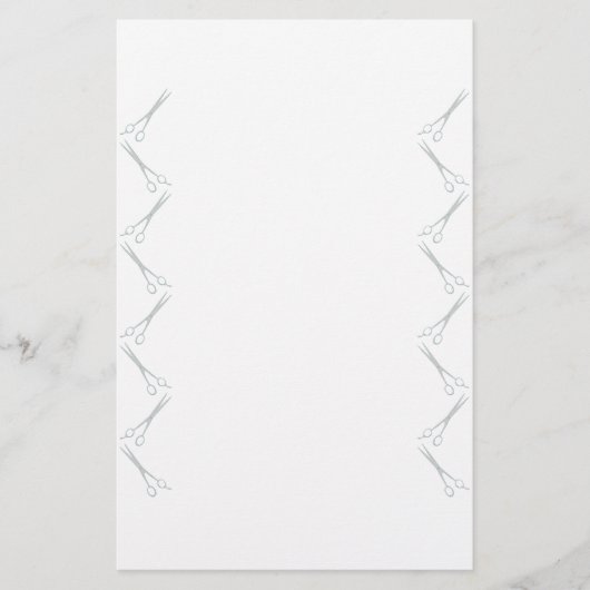 はさみ 便箋 (正面)