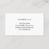 はさみ |木製ボード 名刺 (裏面)