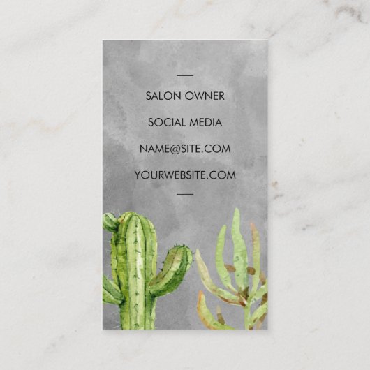 はさみ |水彩 |名刺（吸肉） 名刺 (裏面)