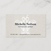 はさみ | 理容師バリカン 名刺 (正面)