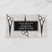 はさみ |美容師 名刺 (裏面)