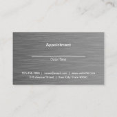 はさみ |金属ブラシ |蝶の花 予約カード (裏面)