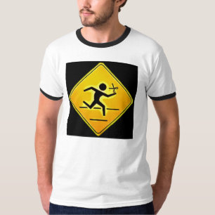 はさみTによって走ること Tシャツ