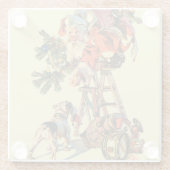 はしごをサンタアップ ガラスコースター (裏面)