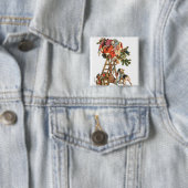 はしごをサンタアップ 缶バッジ (インサイチュ)