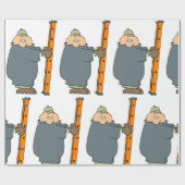 はしごを持っている人 ラッピングペーパー (フラット)