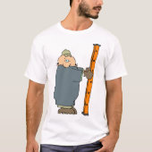 はしごを持っている人 Tシャツ (正面)