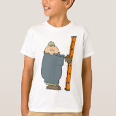 はしごを持っている人 Tシャツ (正面)