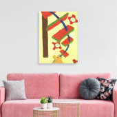 はしごを登ること キャンバスプリント (インサイチュ (リビング))