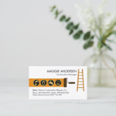 はしご絵を描ブラシのツール 名刺 (スタンド正面)