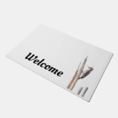 はしご背 ドアマット (アングル)