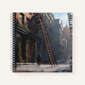 はしご迷信ハードカバー ノートブック (正面)