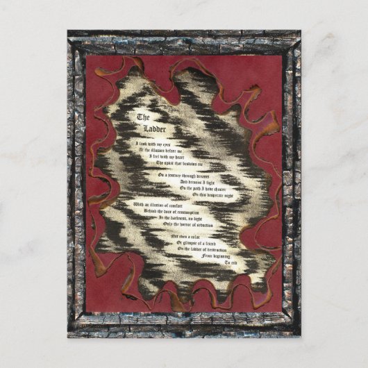 はしご ポストカード (正面)