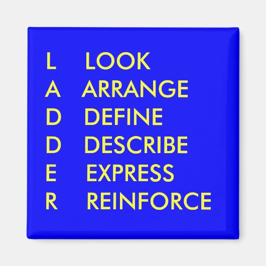 はしご。 マグネット (正面)