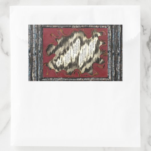 はしご 長方形シール (バッグ)