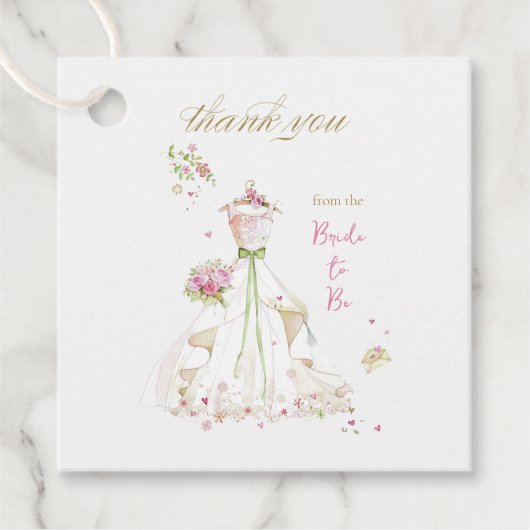 はしたない花嫁が開花中 未婚の花嫁 フェイバータグ (正面)