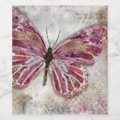 はしための蝶 ワインラベル (シングルラベル)