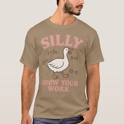 はしゃいで作業の過程を披露しよう Tシャツ (正面)