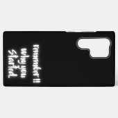 はじめた理由を思い出して Samsung Galaxyケース Galaxy S22 Ultraケース (裏面横)