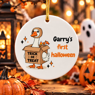 はじめてのハロウィン セラミックオーナメント