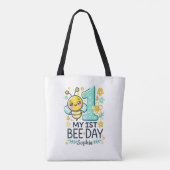 はじめてのミツバチの日 トートバッグ (裏面)