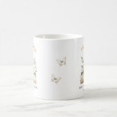 はじめての聖餐 花柄の聖書 宗教 コーヒーマグカップ (中央)