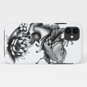 はすおよびさくらんぼとのコイの魚の入れ墨のデザイン Case-Mate iPhoneケース (裏面(横))