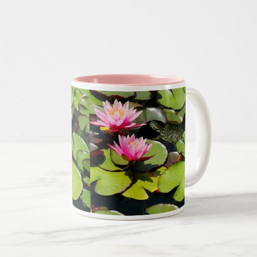 はすかLilypads及びカメのマグ ツートーンマグカップ (正面右)